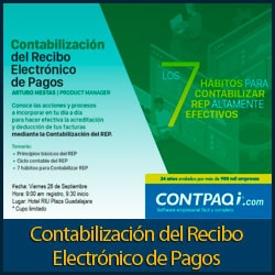 contabilizacion del recibo electronico de pagos