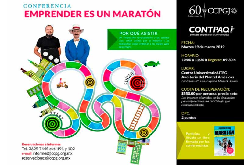 contpaqi invita a conferencia emprender es un maraton